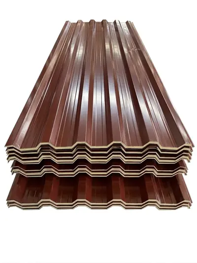 Paneles Termoslim 10 en Cerámico apilados, con el núcleo PIR visible en el canto